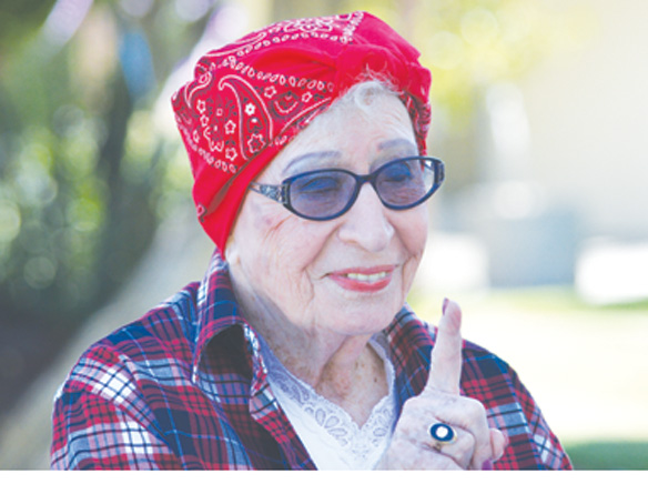 A look inside women's history and remembering World War II with an original  Rosie the Riveter