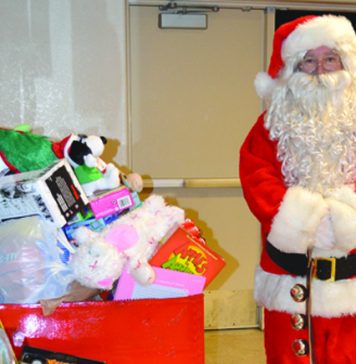 WEBSanta oversees the toy collection..jpg