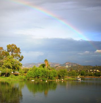 The Healing Place, Rainbow over Lindo Lake, photo by Cynthia Robertson.JPG