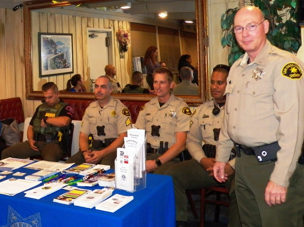 Sheriff’s hosts coffee with Lemon Grove community, report good numbers