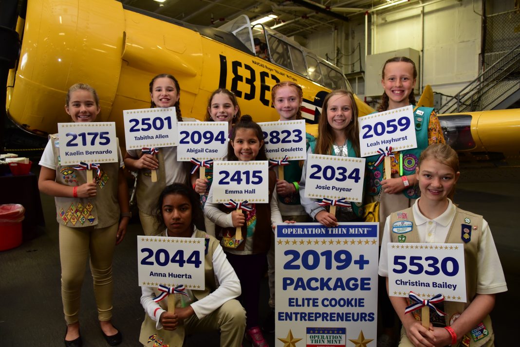 East County Girl Scouts support Operation Thin Mint The East County