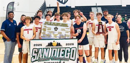 Christian spikers, VHS lacrosse men are CIF champions in history-making firsts